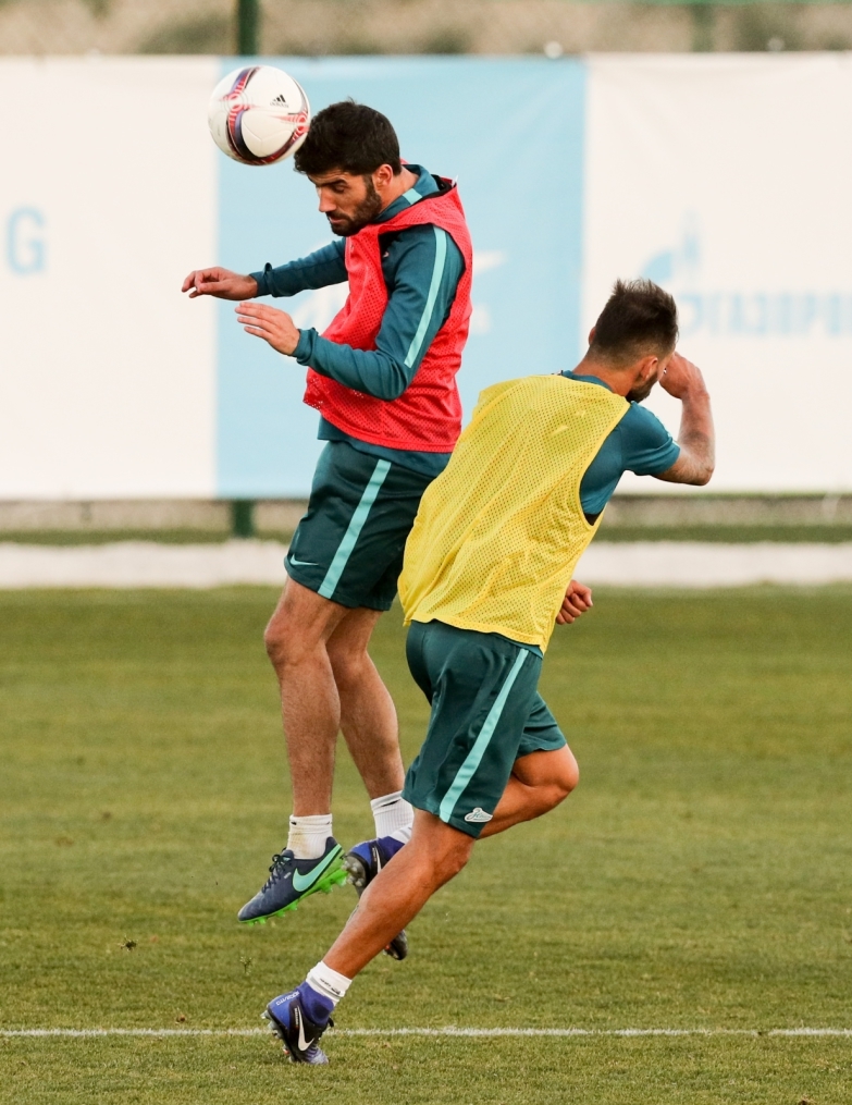 Вторые «Газпром»-тренировочные сборы в Испании: 30 января, вечерняя тренировка