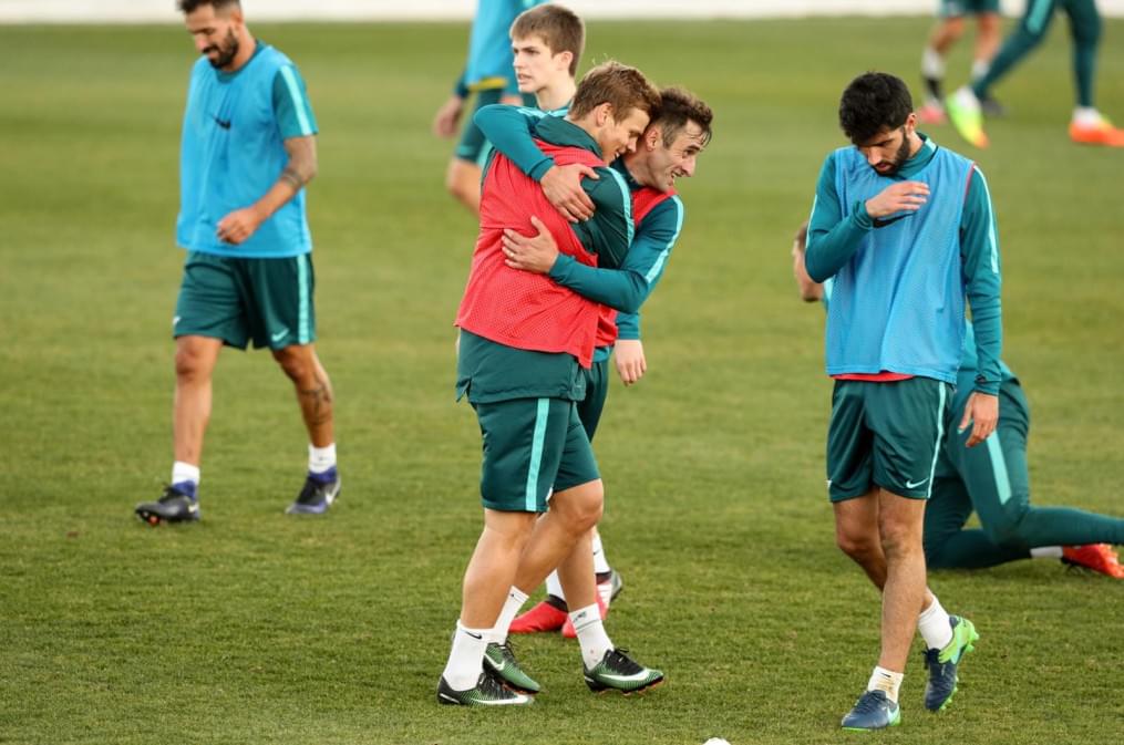 Вторые «Газпром»-тренировочные сборы в Испании: 30 января, вечерняя тренировка