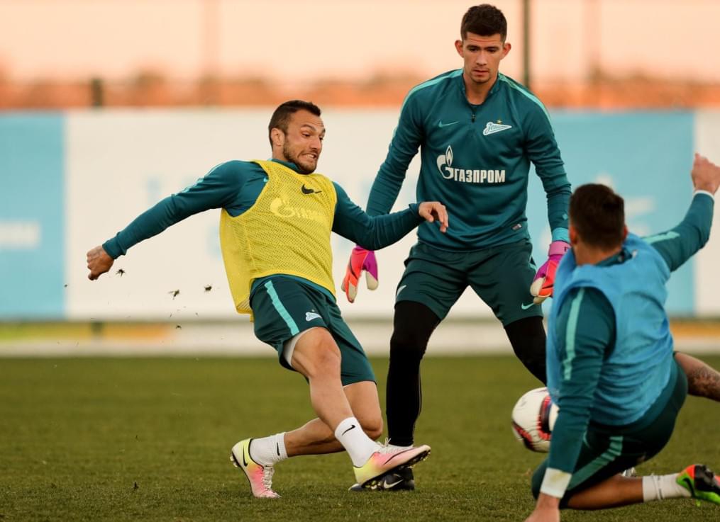 Вторые «Газпром»-тренировочные сборы в Испании: 30 января, вечерняя тренировка