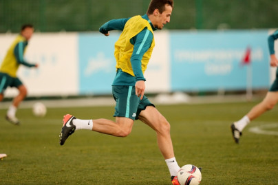 Вторые «Газпром»-тренировочные сборы в Испании: 30 января, вечерняя тренировка