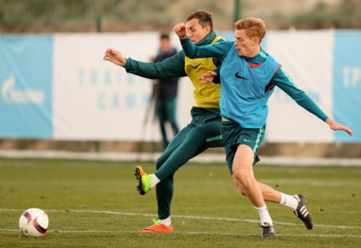 Вторые «Газпром»-тренировочные сборы в Испании: 30 января, вечерняя тренировка