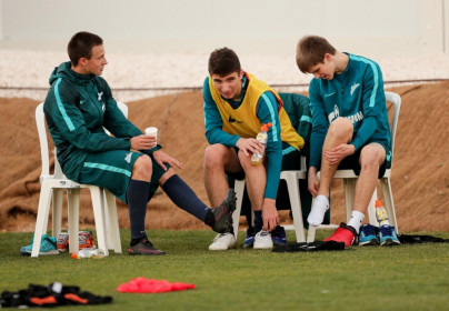 Вторые «Газпром»-тренировочные сборы в Испании: 30 января, вечерняя тренировка