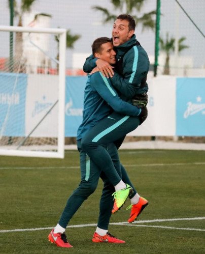 Вторые «Газпром»-тренировочные сборы в Испании: 30 января, вечерняя тренировка