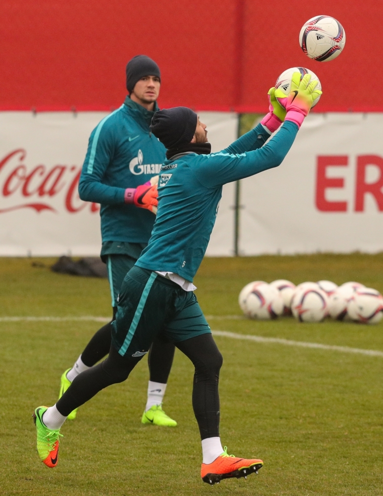 Третьи «Газпром»-тренировочные сборы в Бельгии: 12 февраля, утренняя тренировка