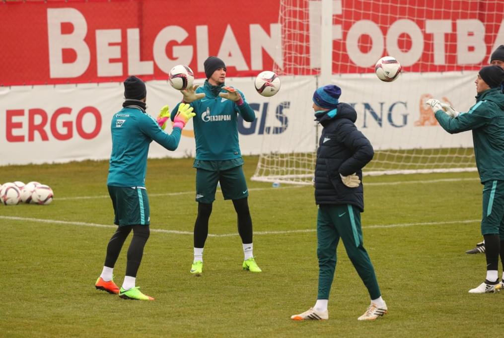 Третьи «Газпром»-тренировочные сборы в Бельгии: 12 февраля, утренняя тренировка