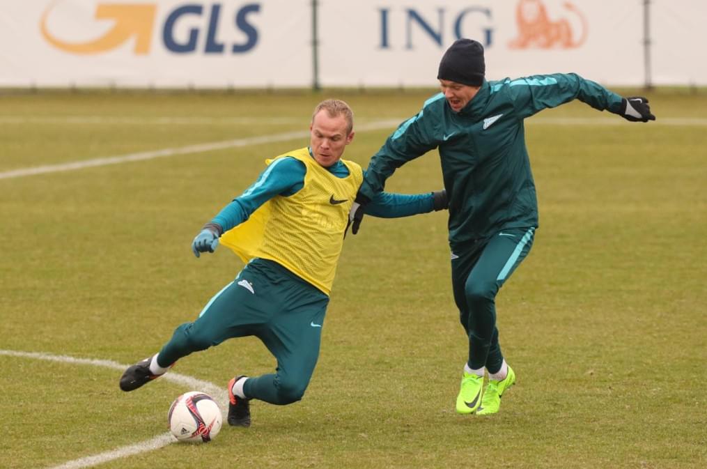 Третьи «Газпром»-тренировочные сборы в Бельгии: 12 февраля, утренняя тренировка