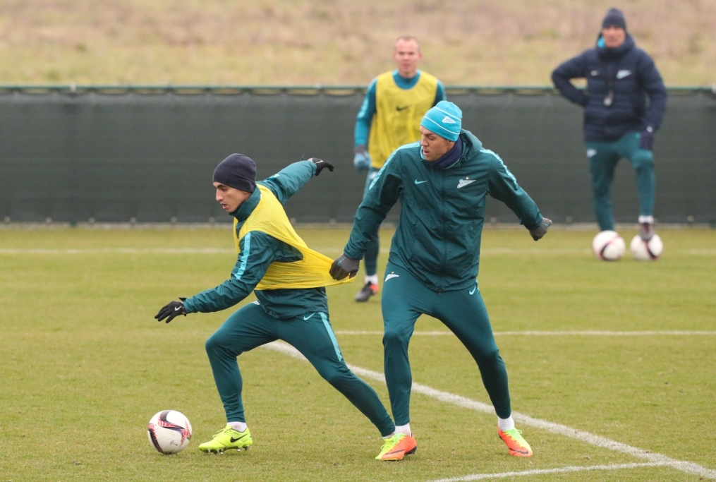 Третьи «Газпром»-тренировочные сборы в Бельгии: 12 февраля, утренняя тренировка