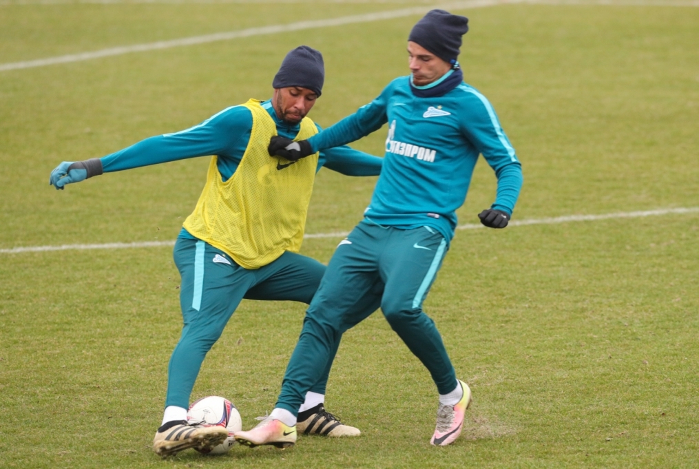 Третьи «Газпром»-тренировочные сборы в Бельгии: 12 февраля, утренняя тренировка