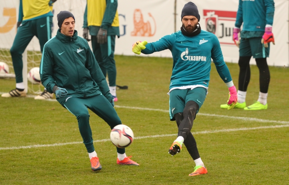Третьи «Газпром»-тренировочные сборы в Бельгии: 12 февраля, утренняя тренировка