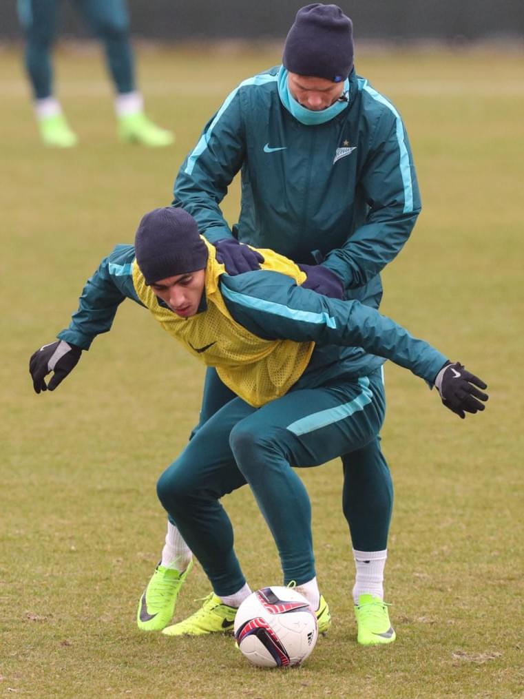 Третьи «Газпром»-тренировочные сборы в Бельгии: 12 февраля, утренняя тренировка