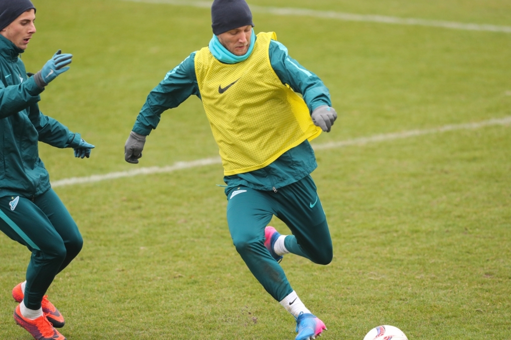 Третьи «Газпром»-тренировочные сборы в Бельгии: 12 февраля, утренняя тренировка