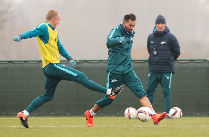 Третьи «Газпром»-тренировочные сборы в Бельгии: 12 февраля, утренняя тренировка