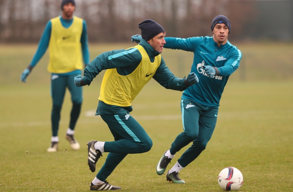 Третьи «Газпром»-тренировочные сборы в Бельгии: 12 февраля, утренняя тренировка