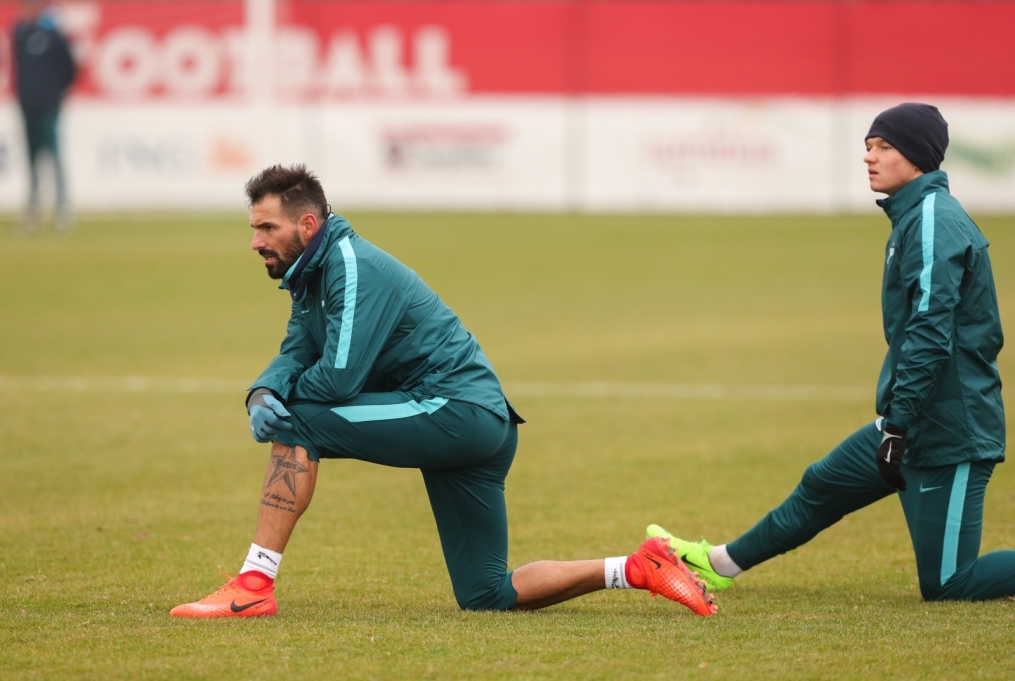 Третьи «Газпром»-тренировочные сборы в Бельгии: 12 февраля, утренняя тренировка