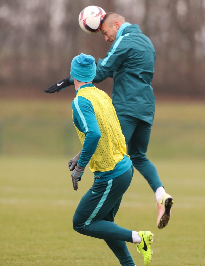 Третьи «Газпром»-тренировочные сборы в Бельгии: 12 февраля, утренняя тренировка