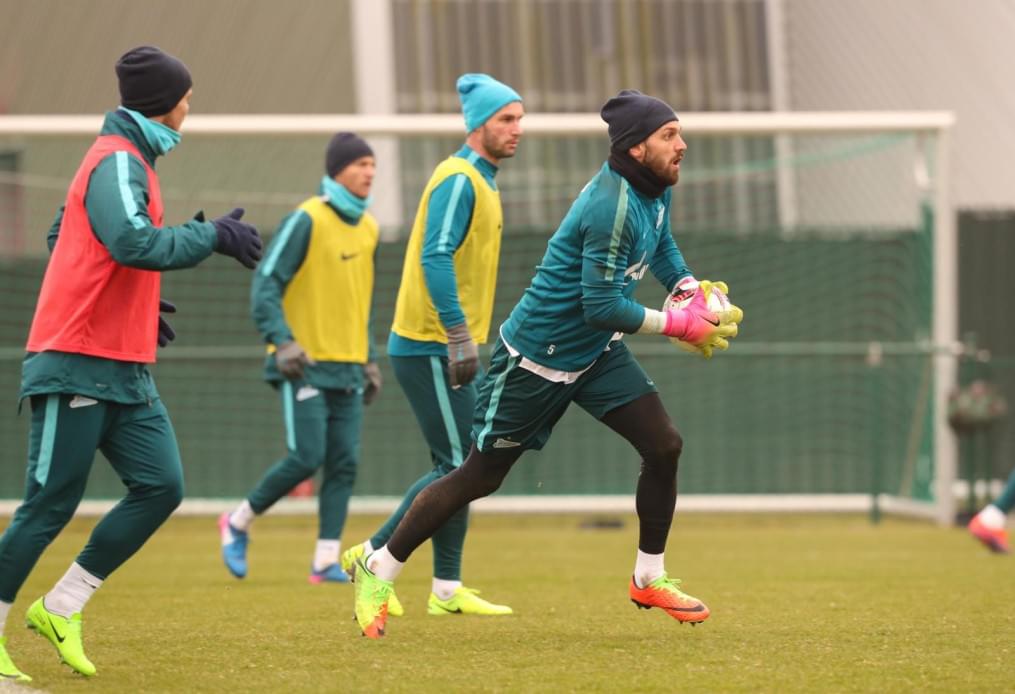 Третьи «Газпром»-тренировочные сборы в Бельгии: 12 февраля, утренняя тренировка