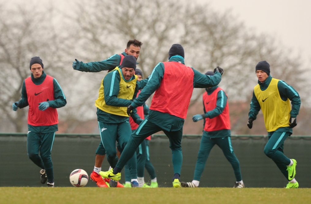Третьи «Газпром»-тренировочные сборы в Бельгии: 12 февраля, утренняя тренировка