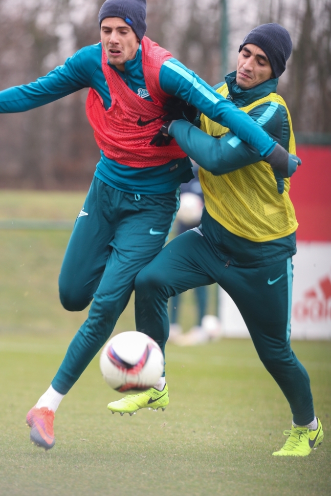 Третьи «Газпром»-тренировочные сборы в Бельгии: 12 февраля, утренняя тренировка