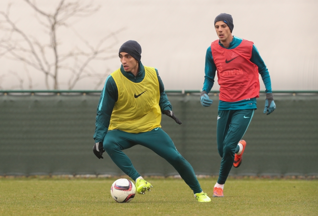 Третьи «Газпром»-тренировочные сборы в Бельгии: 12 февраля, утренняя тренировка