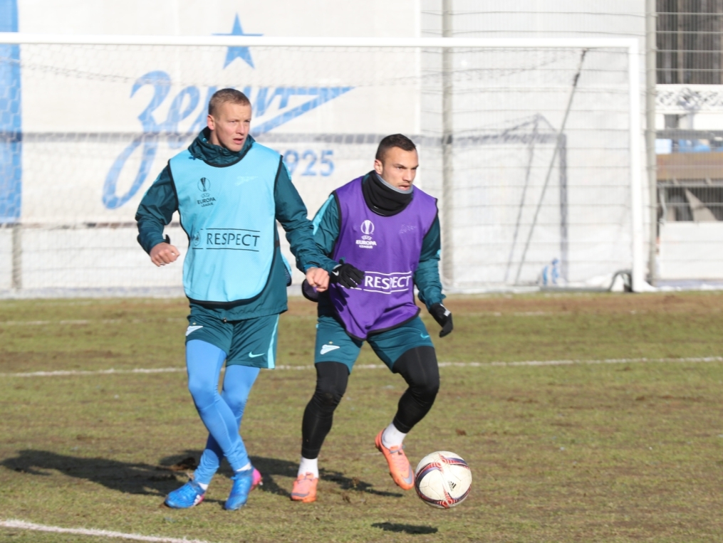 Открытая тренировка ФК «Зенит» перед матчем Лиги Европы УЕФА 2016/17,  «Зенит» — «Андерлехт»