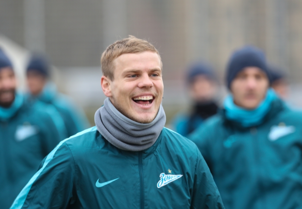 Открытая тренировка «Зенита» перед матчем с ЦСКА