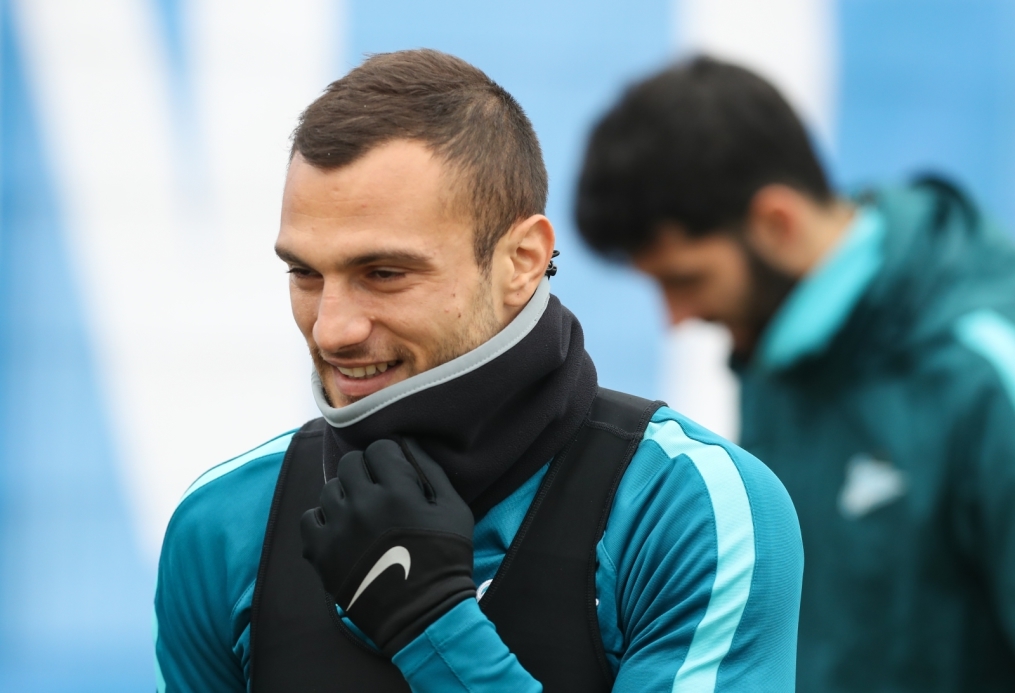 Открытая тренировка «Зенита» перед матчем с ЦСКА