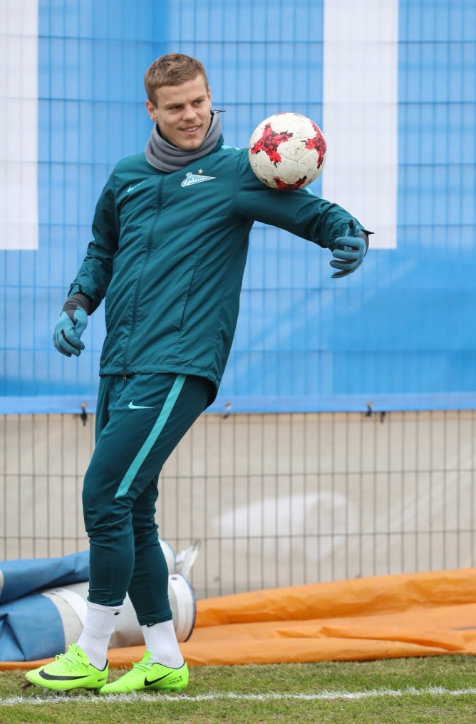 Открытая тренировка «Зенита» перед матчем с ЦСКА