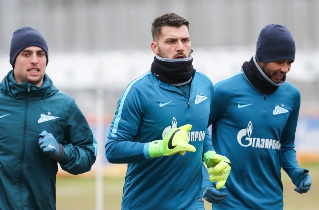 Открытая тренировка «Зенита» перед матчем с ЦСКА