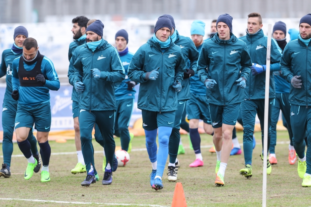 Открытая тренировка «Зенита» перед матчем с ЦСКА