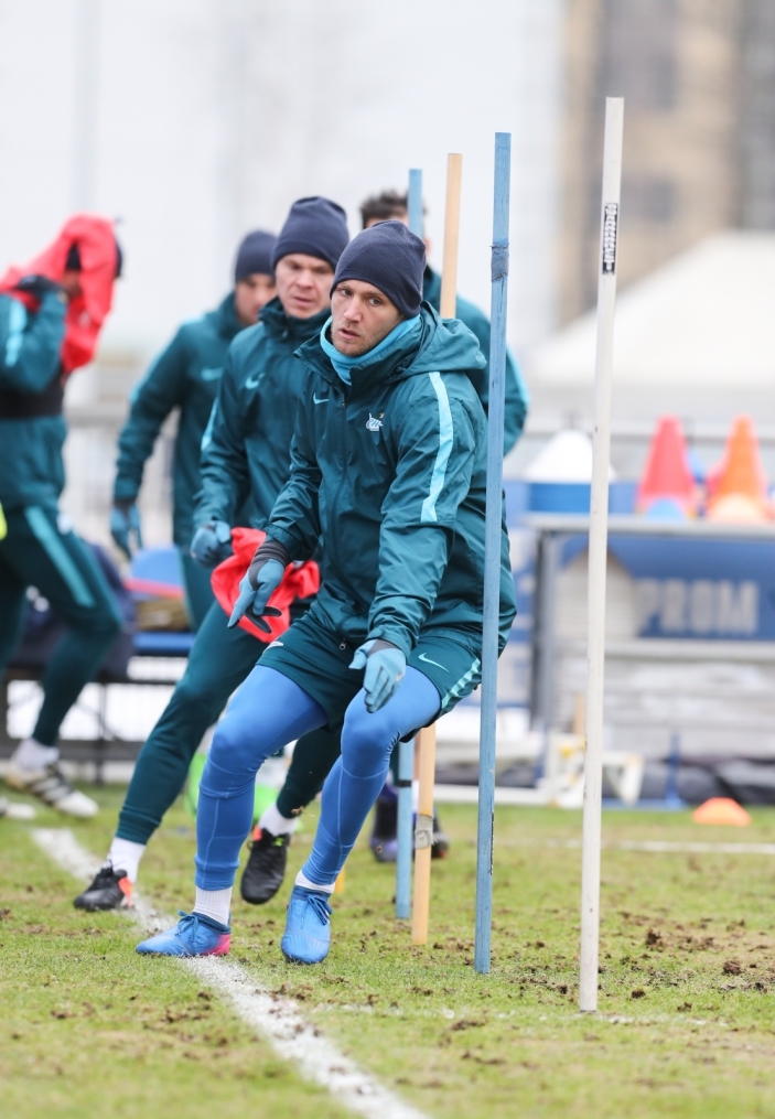 Открытая тренировка «Зенита» перед матчем с ЦСКА