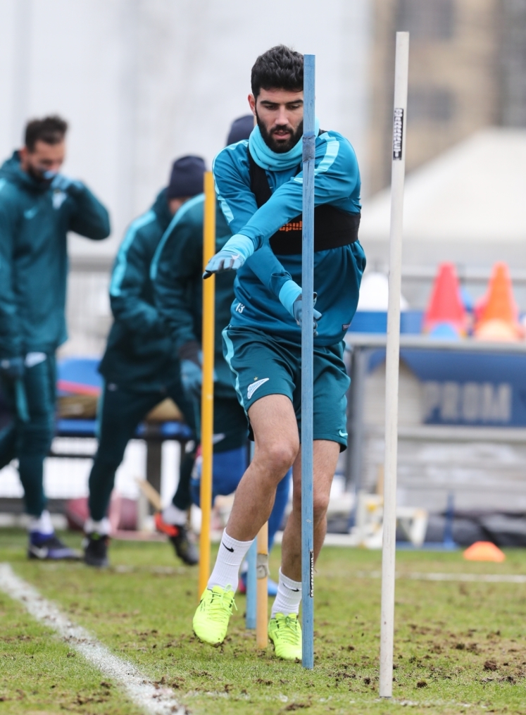 Открытая тренировка «Зенита» перед матчем с ЦСКА