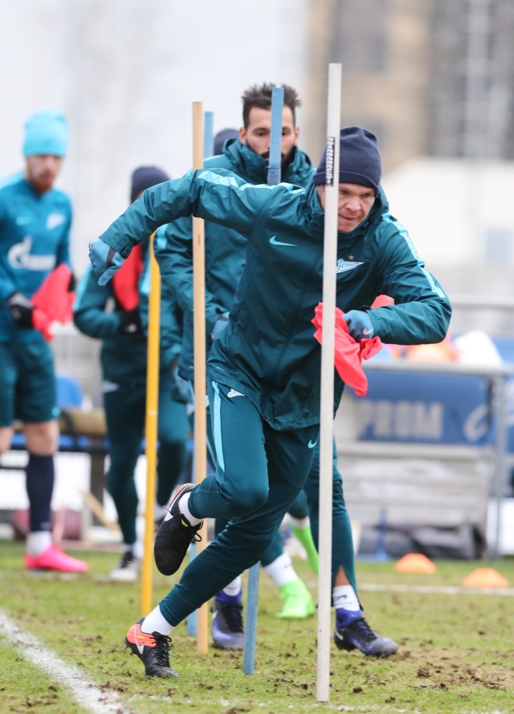 Открытая тренировка «Зенита» перед матчем с ЦСКА