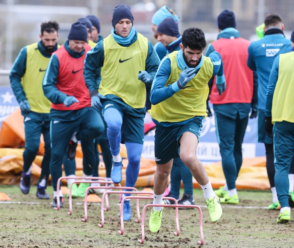 Открытая тренировка «Зенита» перед матчем с ЦСКА