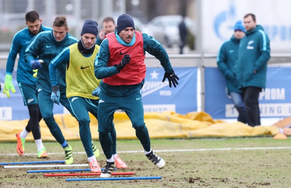 Открытая тренировка «Зенита» перед матчем с ЦСКА