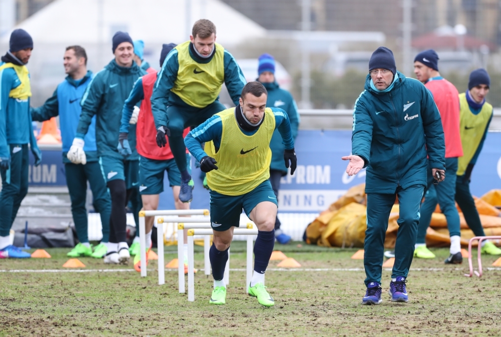 Открытая тренировка «Зенита» перед матчем с ЦСКА