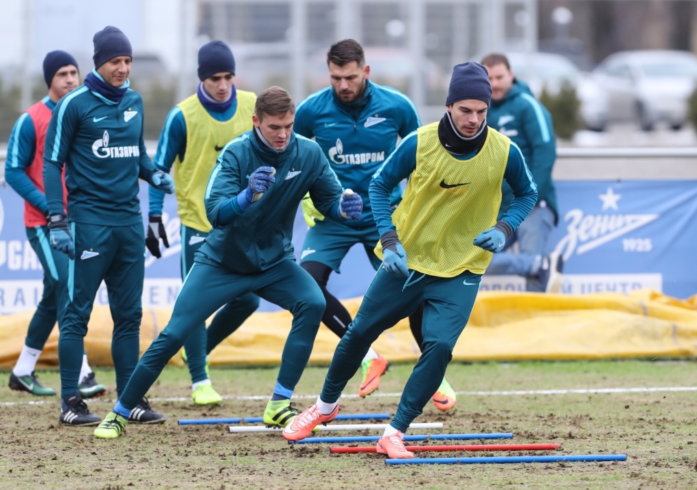 Открытая тренировка «Зенита» перед матчем с ЦСКА