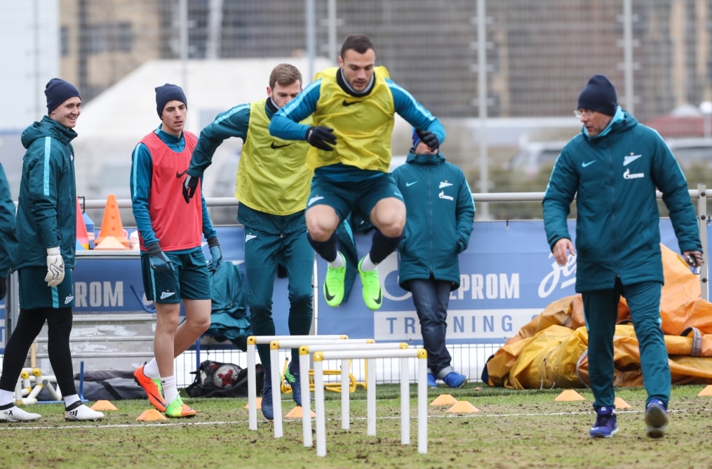 Открытая тренировка «Зенита» перед матчем с ЦСКА