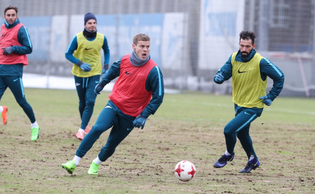 Открытая тренировка «Зенита» перед матчем с ЦСКА