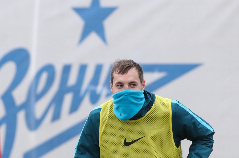 Открытая тренировка «Зенита» перед матчем с ЦСКА