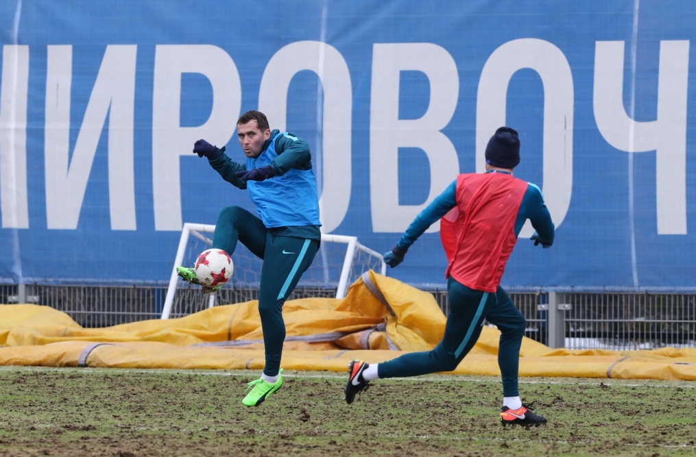 Открытая тренировка «Зенита» перед матчем с ЦСКА