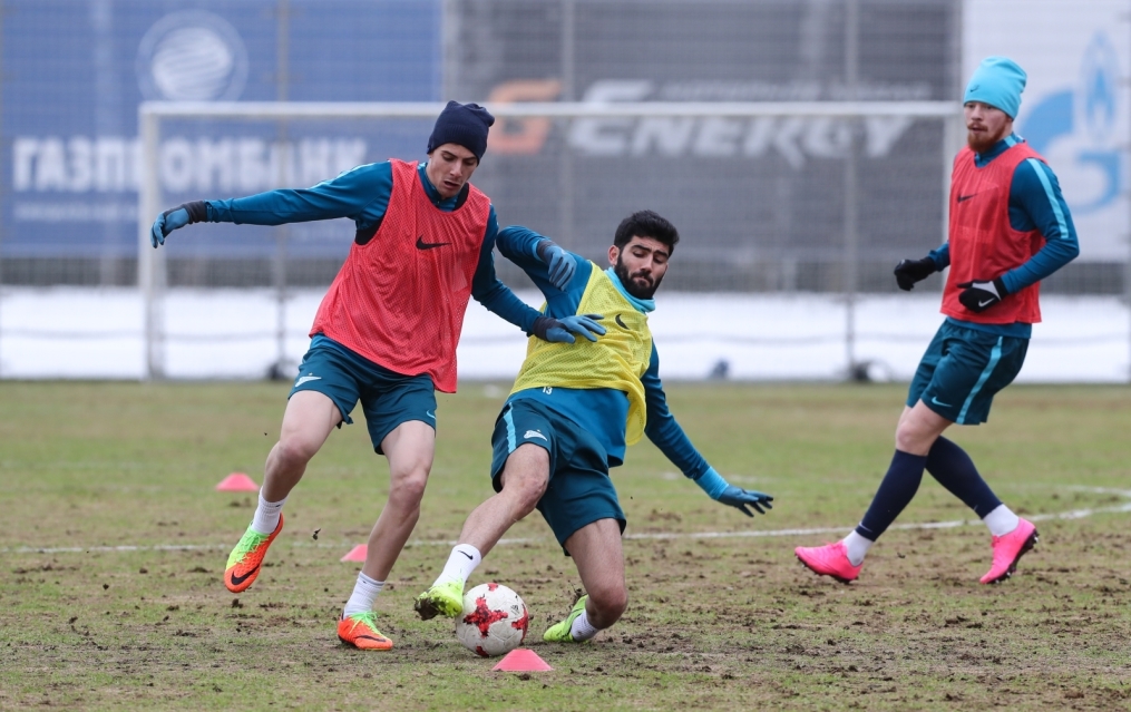Открытая тренировка «Зенита» перед матчем с ЦСКА