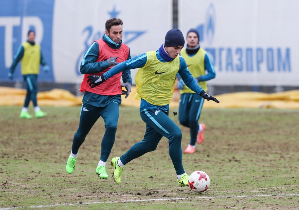 Открытая тренировка «Зенита» перед матчем с ЦСКА