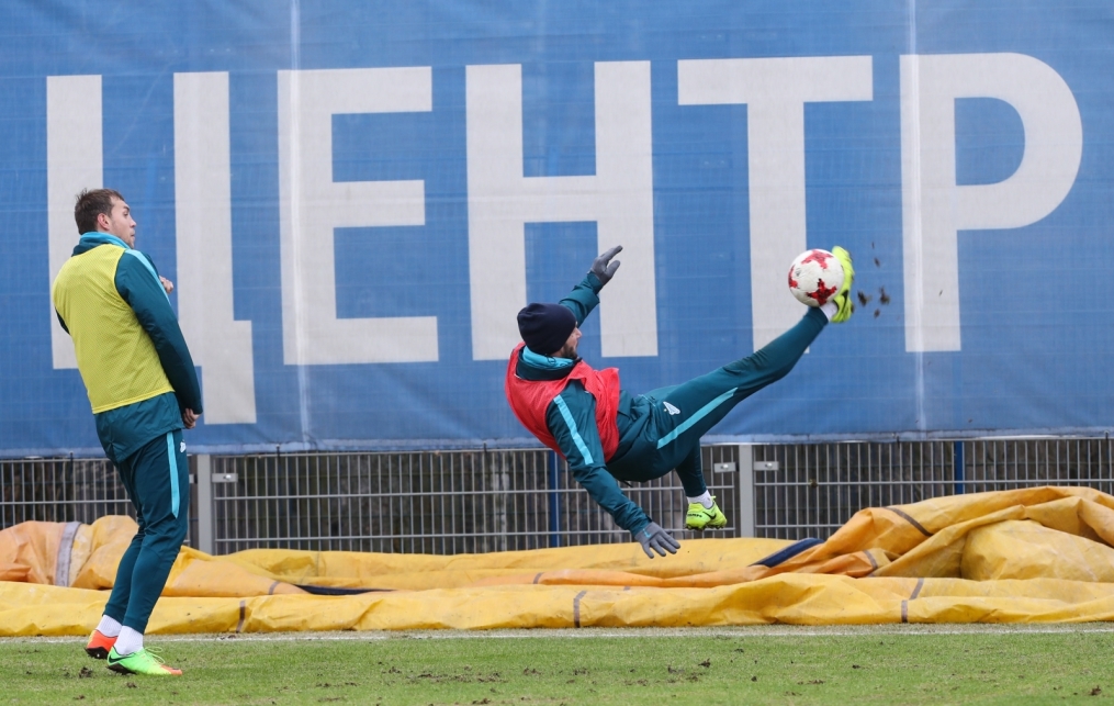 Открытая тренировка «Зенита» перед матчем с ЦСКА