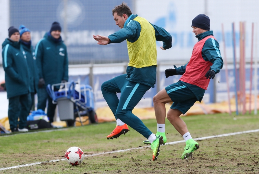 Открытая тренировка «Зенита» перед матчем с ЦСКА