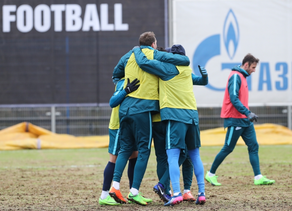 Открытая тренировка «Зенита» перед матчем с ЦСКА