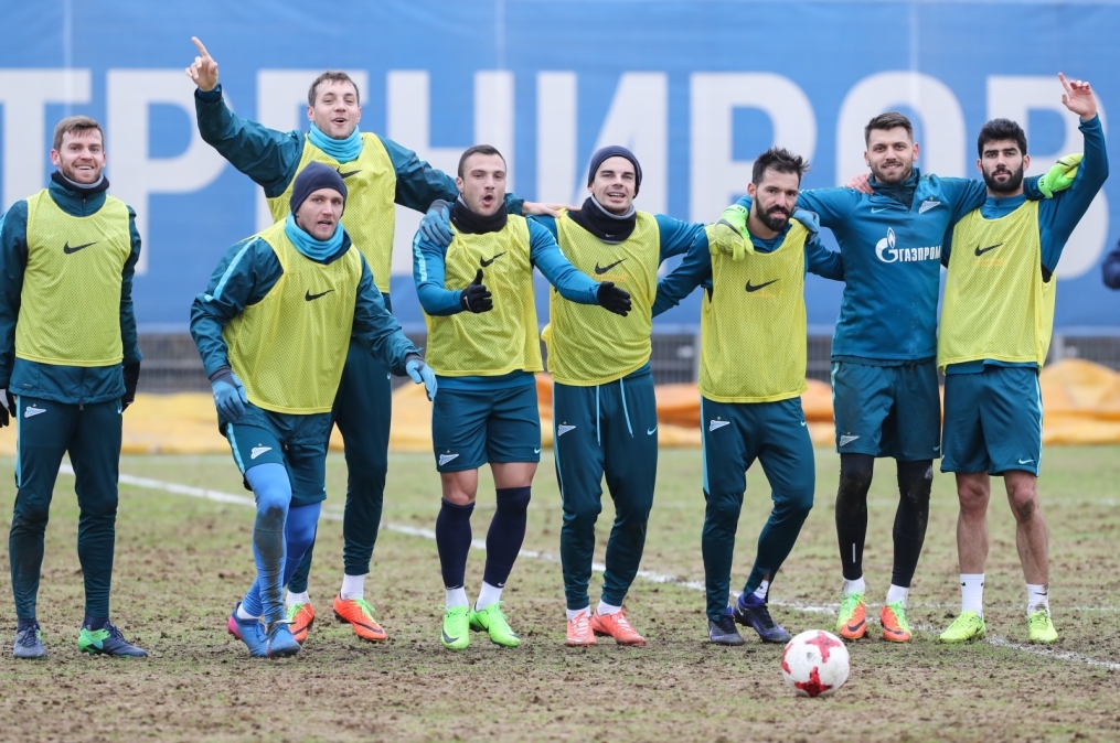 Открытая тренировка «Зенита» перед матчем с ЦСКА