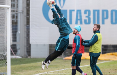 Открытая тренировка «Зенита» перед матчем с ЦСКА