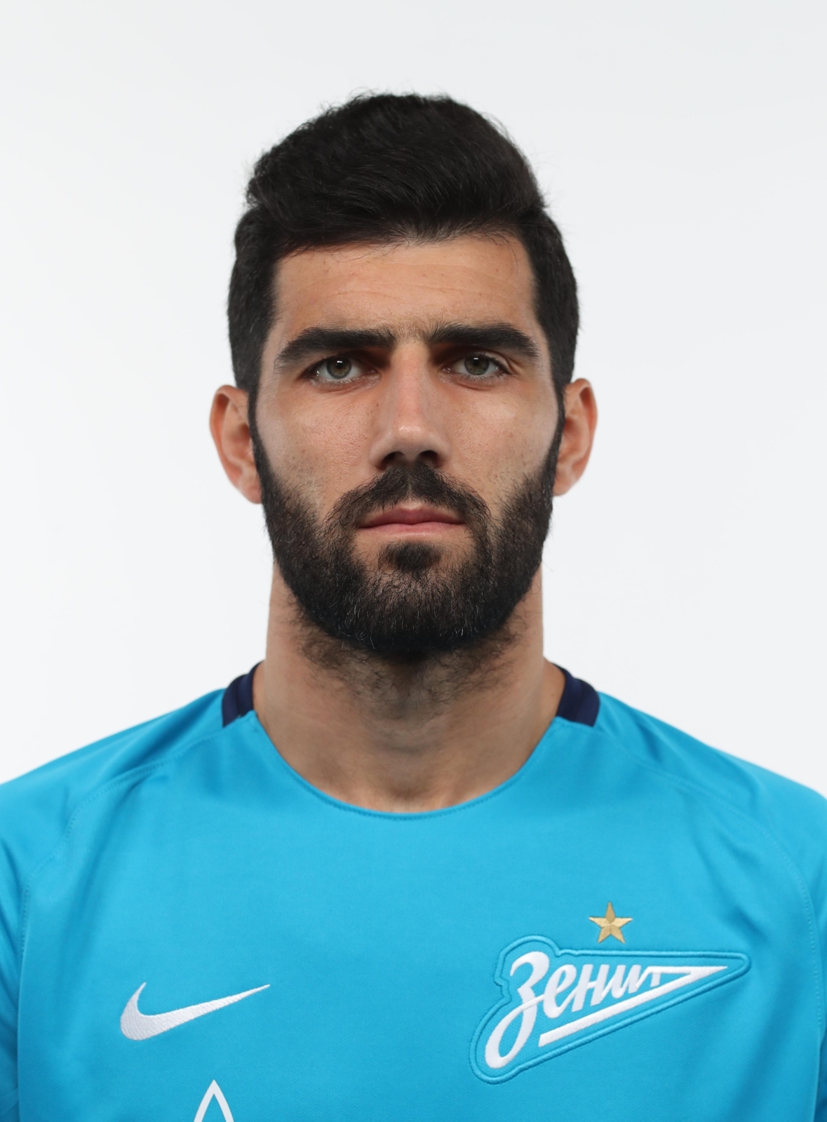 Фотосессия футболистов и тренеров основного состава ФК «Зенит» сезона 2017/2018