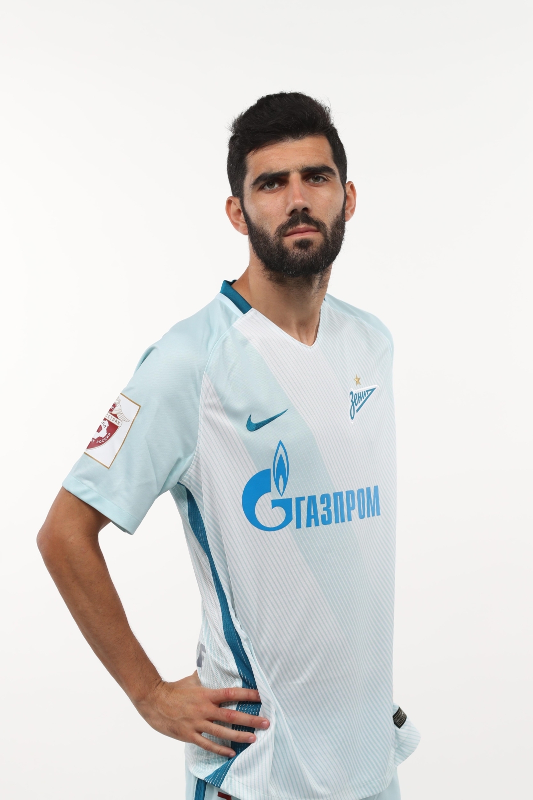 Фотосессия футболистов и тренеров основного состава ФК «Зенит» сезона 2017/2018