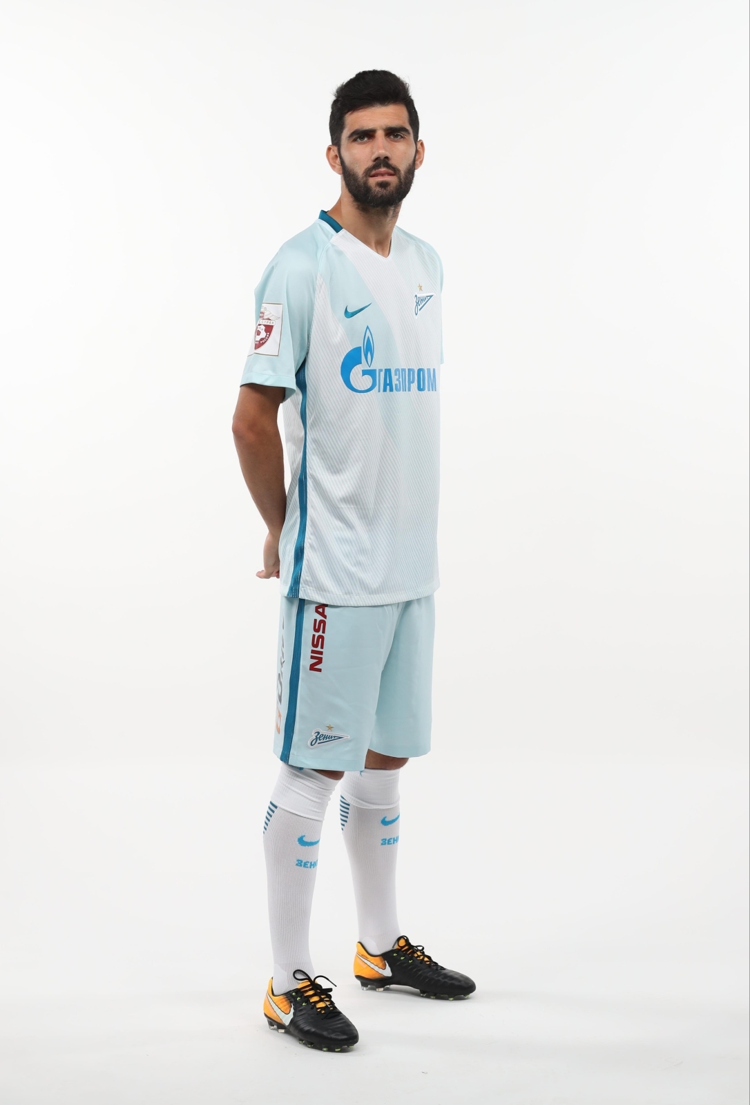 Фотосессия футболистов и тренеров основного состава ФК «Зенит» сезона 2017/2018